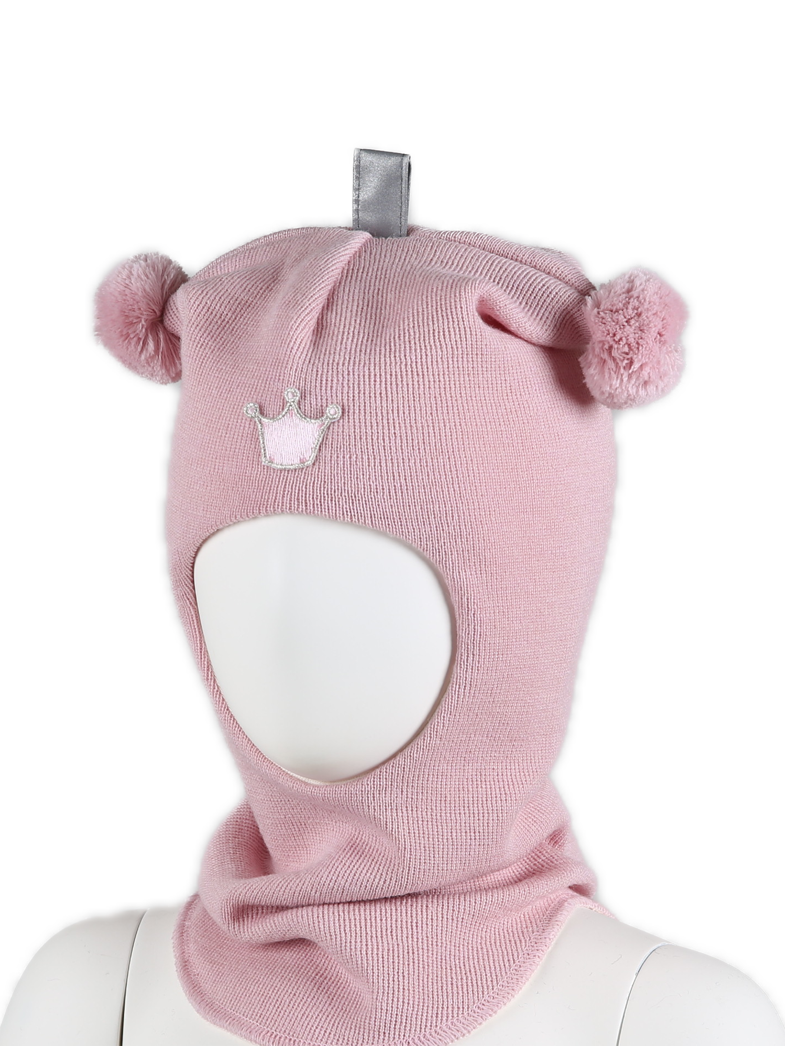 Kivat Balaclava ull - Powder rose